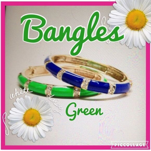 🚫CLEARANCE🚫💚2 18K Gold Plated Bangles BY:T&J"💚 - Picture 4 of 5